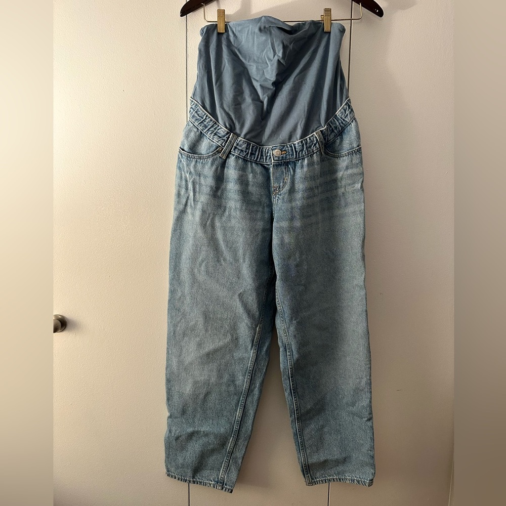 New with tag. H&M Maternity mom jeans LARGE SIZE